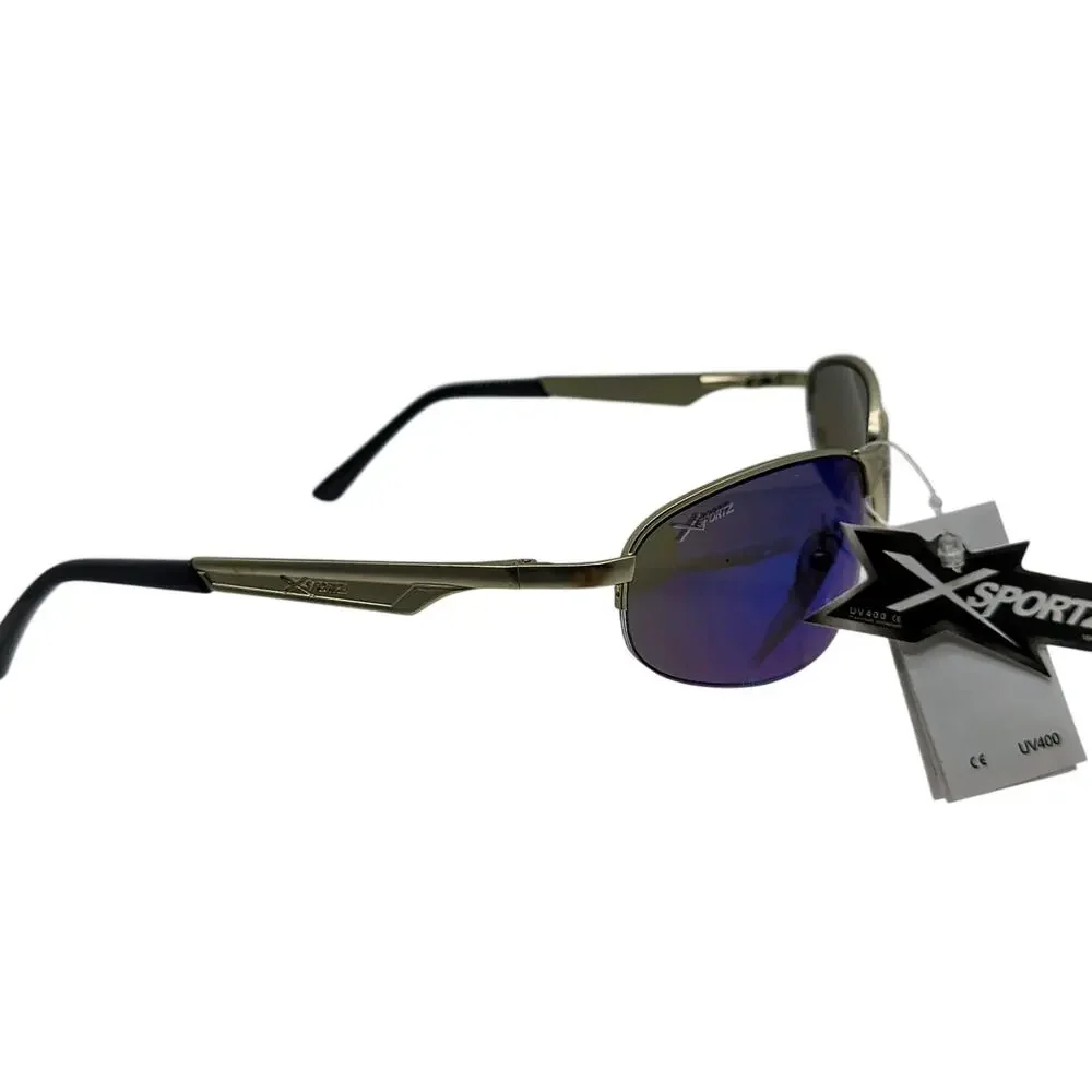 446 xsportz silver sunglasses with